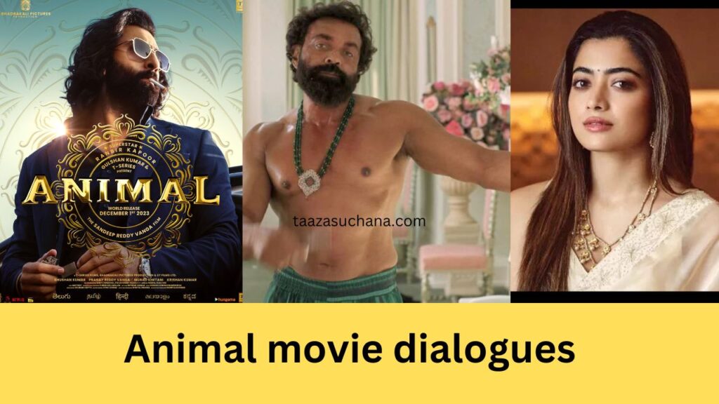 Animal movie dialogues