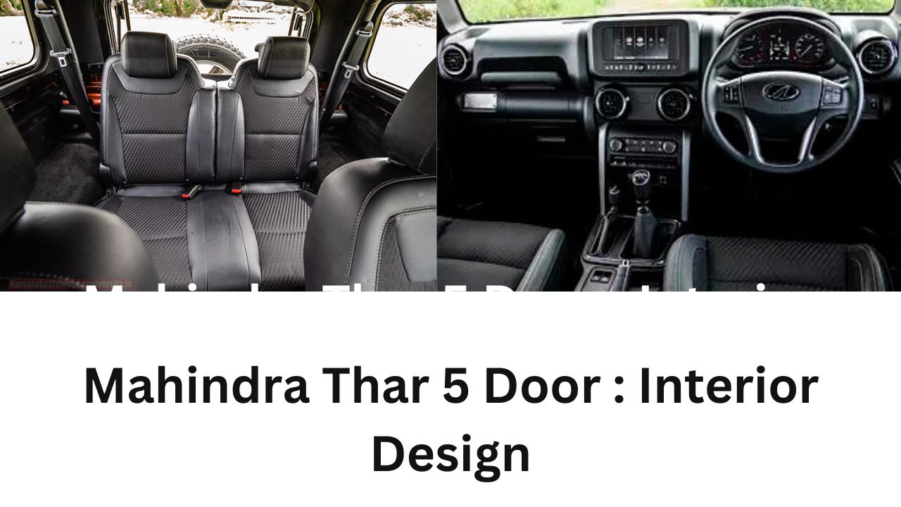 mahindra thar 5 door design