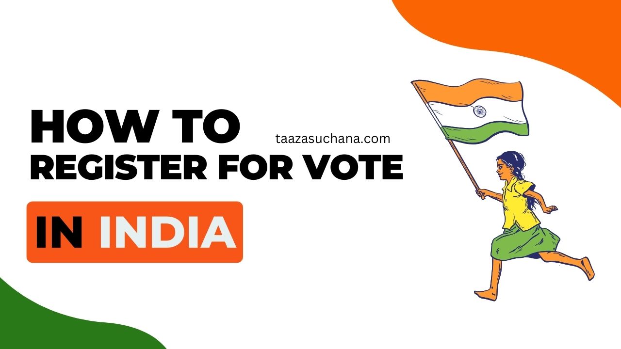how to register for vote in india